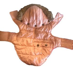 Dog coat fleece lined. Size small